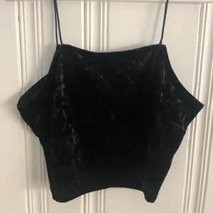 Black Velvet CropTop